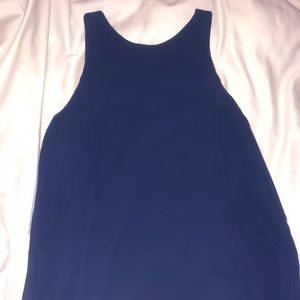 Abercrombie and Fitch Chiffon Navy Shift Dress